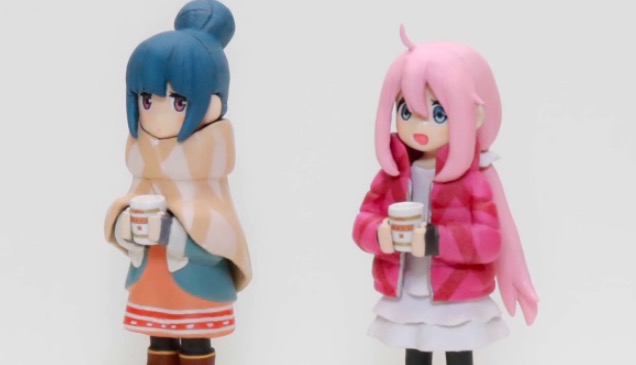 ゆるキャン リンちゃん なでしこちゃんのフィギュアを自作 暖かさが感じられるモッコモコのダウンがキュート たまになら 一緒も悪くないか ニコニコニュース オリジナル