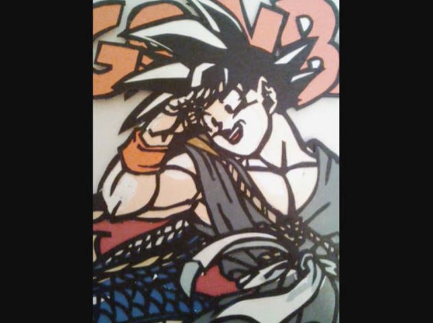 ドラゴンボール の緻密な切り絵 悟空の表情 神龍の鱗の一枚一枚が世界でいっとー美しい