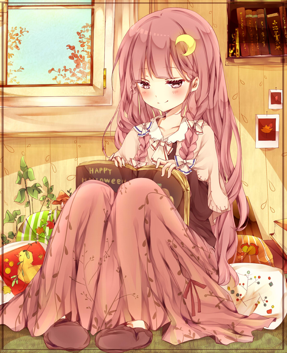 ベストかわいい 女の子 読書 イラスト 最高の動物画像