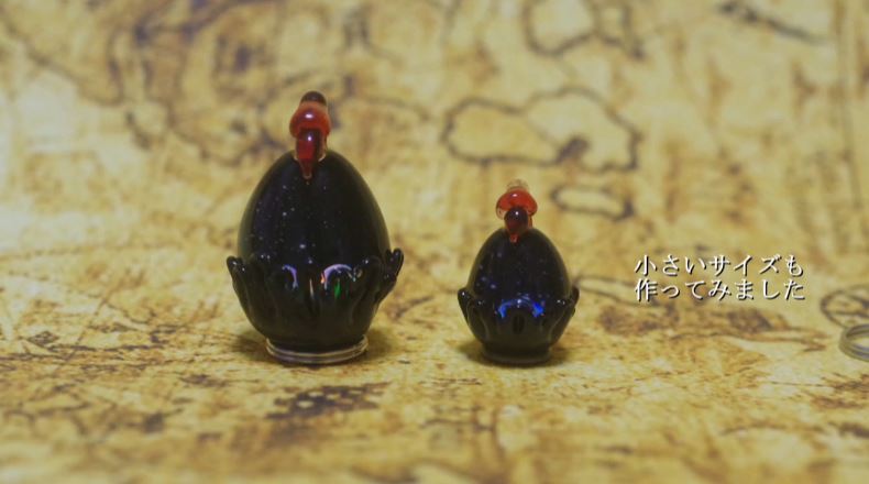 深淵を覗くと見つめ返す 卵を作ってみた ニーチェの言葉に着想を得たガラス細工に厨二心が刺激されるッ