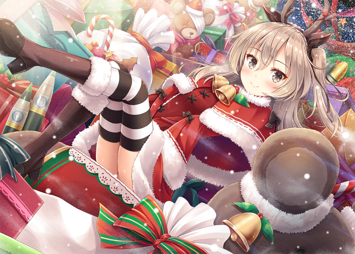 サンタクロース姿の美少女たちのイラスト詰め合わせ 良い子のみんなにプレゼントだよ の画像 02 Santa