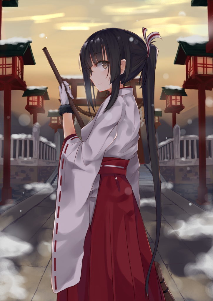 「巫女さん」イラスト集16枚――神秘的なたたずまいと鮮やかな緋袴のコントラストがたまらない！ | ニコニコニュース オリジナル