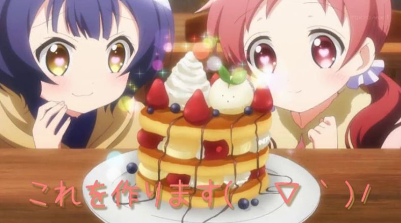 ごちうさ クリスマス限定パンケーキを作ってみた キレイな焼き色 アニメを再現する盛り付けのバランスには秘訣アリ