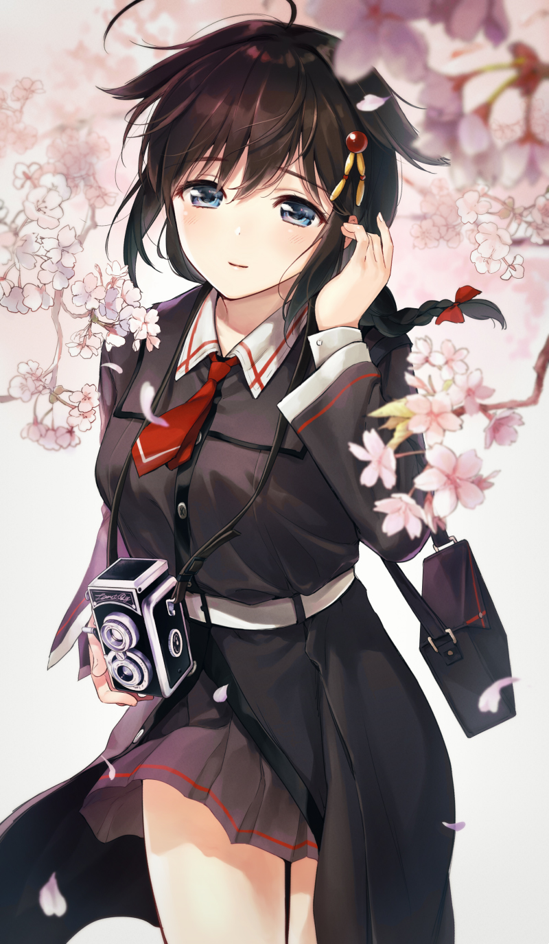 満開の桜と写る女の子は美しい 桜 女子 のイラストまとめの画像 11 Sakura