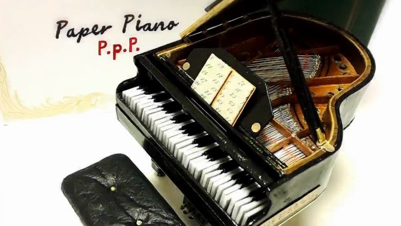 実際に演奏できる ディテールを追求した 紙製 グランドピアノが圧倒的なリアリティを持って完成