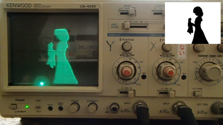 『Bad Apple!!』影絵アニメをオシロスコープで再現！ 本物のPVと寸分違わぬ技術に「主天才すぎ」と称賛集まる