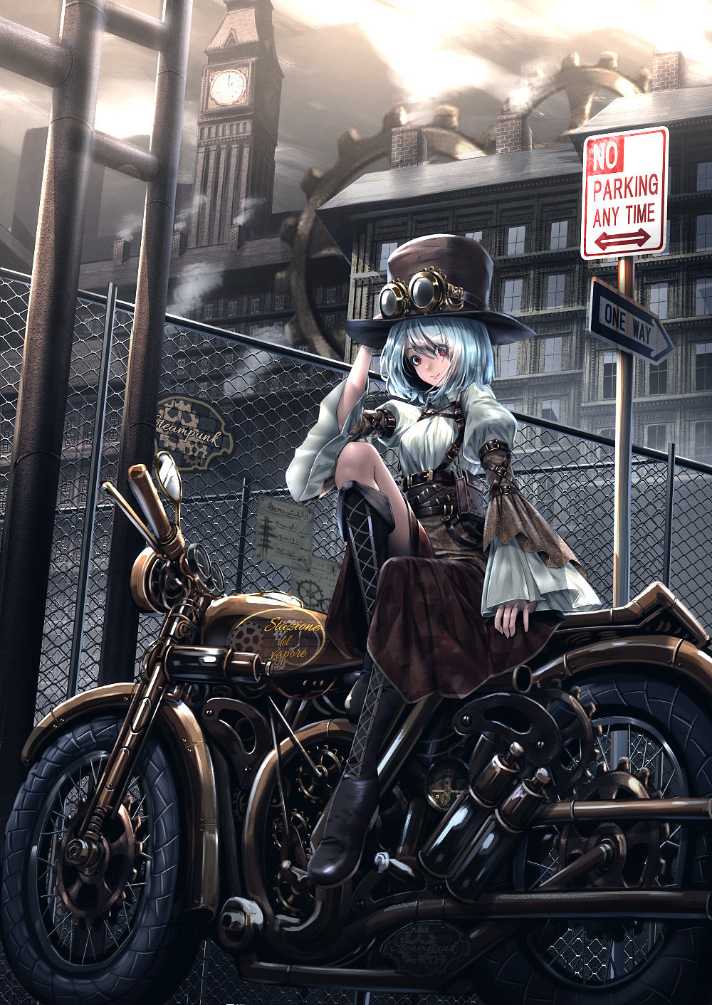 颯爽と駆け抜ける バイク女子 のイラスト集の画像 10 Baikuzyo