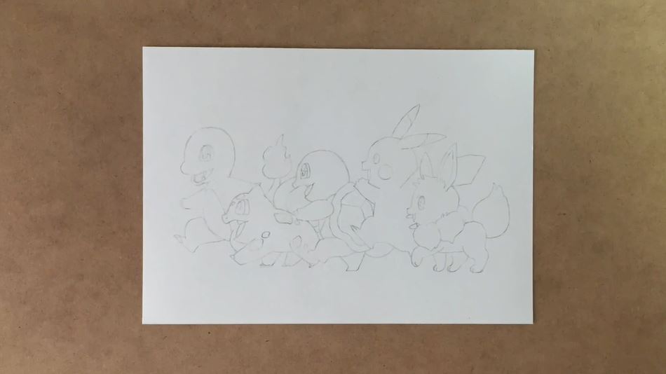 赤 青 黄と塗り重ねるだけ ポケモン の色鮮やかなイラストが たった3色 の色鉛筆で完成 ニコニコニュース