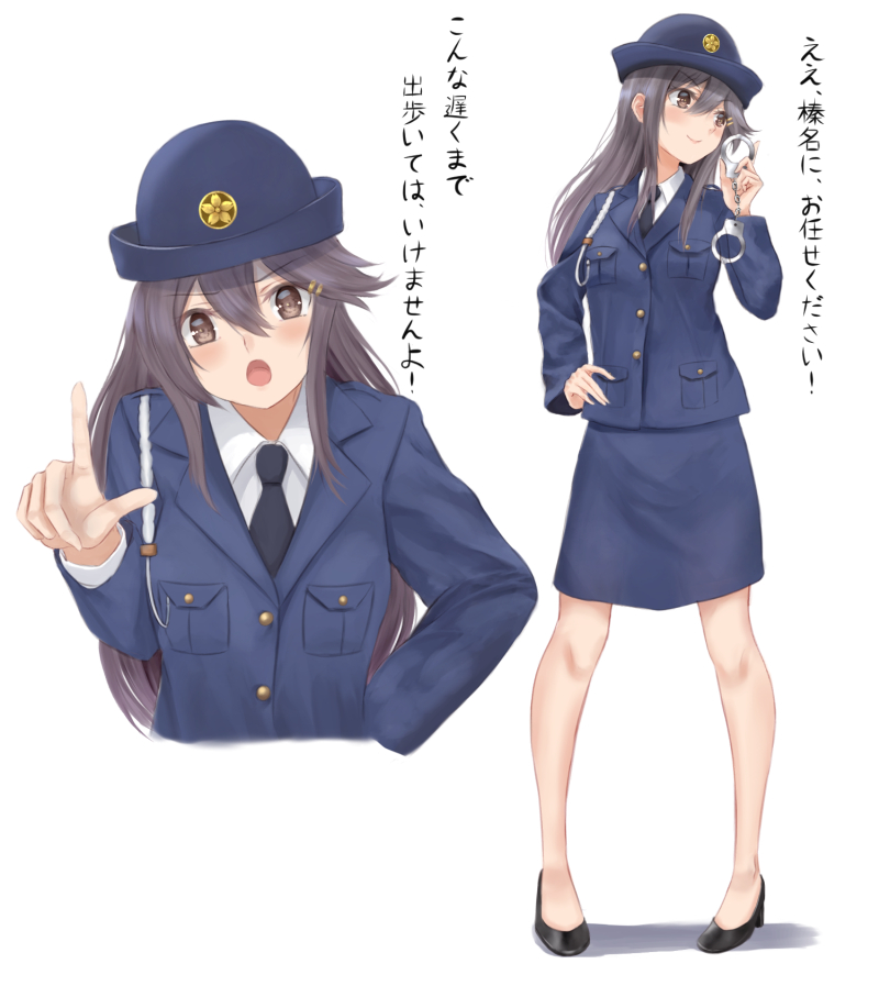 逮捕しちゃうぞ 警察官コスプレをした女子キャラクターのイラスト集の画像 07 Hukei