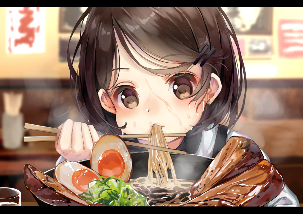 メシの顔 女子のイラスト詰め合わせ 可愛い子が美味しそうに食べる姿って素敵ですよね の画像 09 Mesigao