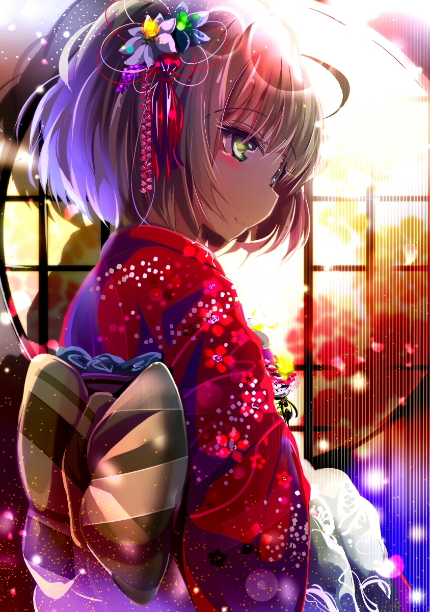 艶やかな彩りが美しい 着物女子 イラスト特集の画像 05 Kimono2