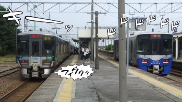 鉄道走行音を5倍速再生するとF1になる!? 日本海ひすいラインで検証した動画に「思ってた以上だった」「良い加速だ」「現代のF1やんけw」の声