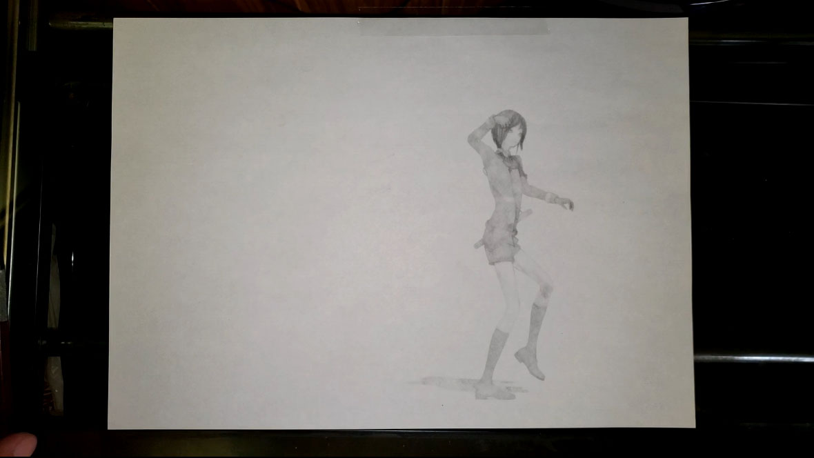 手描きに見えるcgアニメがすごい 刀剣乱舞 薬研藤四郎の鉛筆画がパラパラ漫画ふうに踊る動画をmmdで制作