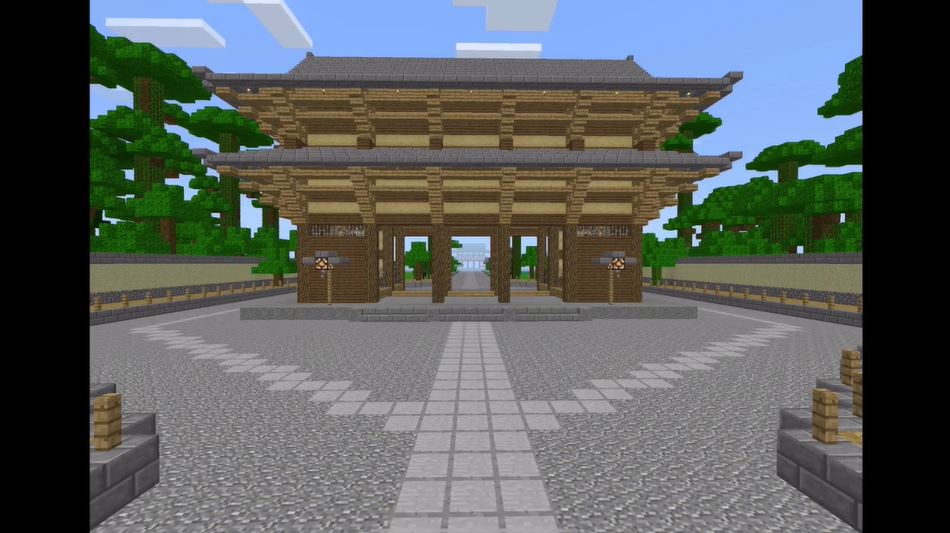 マイクラで東大寺を精密に建築してみた その広大さを感じながら 大仏視点 も疑似体験 記事詳細 Infoseekニュース
