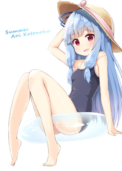 ありそうでない組み合わせ スクール水着の女の子 With 浮き輪 イラスト詰め合わせの画像 Skmukw 04