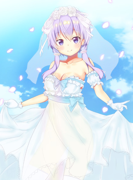 ずっと一緒にいてくださいね 純白のウェディングドレス姿の女の子キャラクターイラストまとめの画像 Weddingv2 11