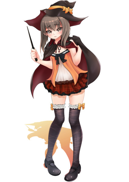 ハッピーハロウィン 魔女っぽいコスプレした女の子キャラクターイラスト集