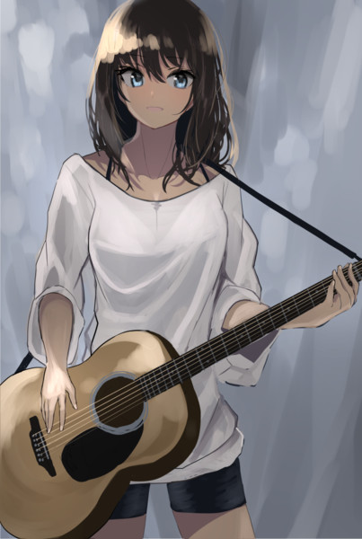 一緒に演奏しようよ ギター が似合う女の子イラスト集の画像 Gthkt 07