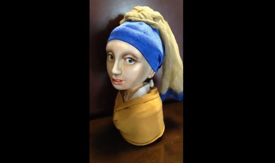 正規代理店に輸入 新品 フェルメール 真珠の耳飾りの少女 風船ガム