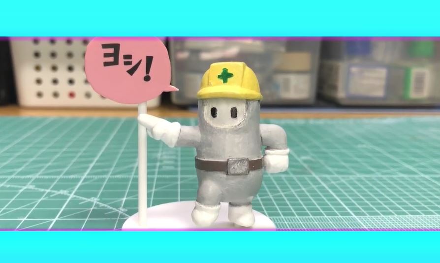 現場猫風 の Fall Guys キャラを作ってみた 高所作業の多いguysにぴったりの作品に ヨシ の声