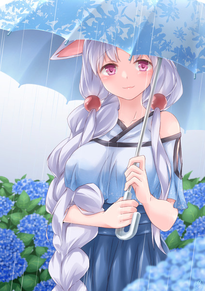 もうすぐ梅雨がやってくる 傘をさしている女の子 のイラスト詰め合わせの画像 Amksa 04