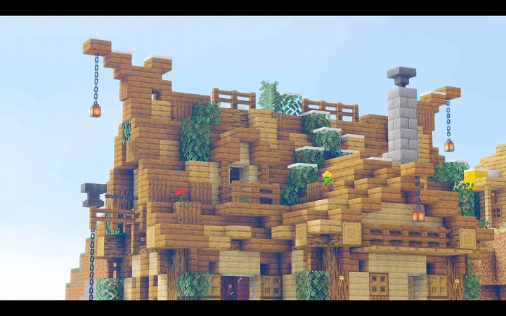 Minecraft 建築勢がイチからサバイバルモードを楽しむ動画がスタート サバイバルとは思えないこだわりの建築に驚 ニコニコニュース