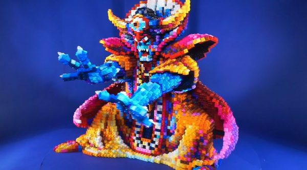 レゴで『ドラクエ3』ゾーマを作ってみた！ 伝説にふさわしい1万ピース越えのブロックで見事に立体化！