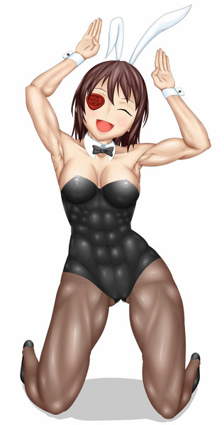 腹筋6ldkかーい 筋肉が素晴らしい 女性キャラクターのイラスト詰め合わせの画像 Musclem 05