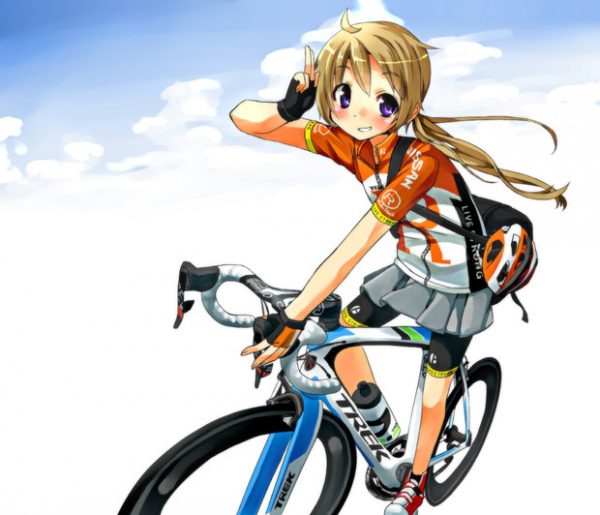楽しくサイクリング！ 『ロードバイクに乗っている女の子』のイラスト詰め合わせ