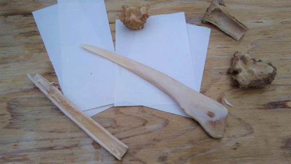 鹿の骨でペーパーナイフを作ってみた!? 素材をしっかり活用した出来栄えは必見