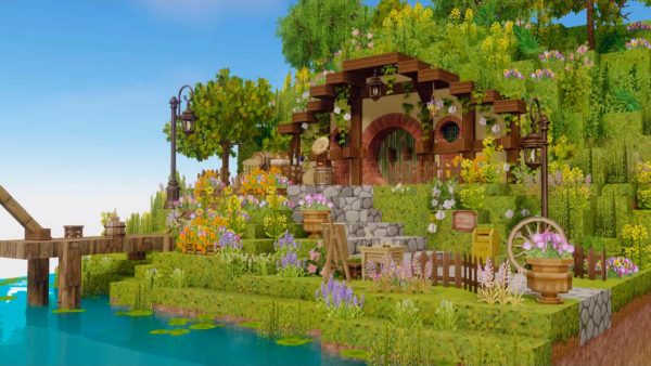 Minecraft建築ガチ勢が作る“ホビットの家”がいい雰囲気！ 映画が始まりそうな再現度に「ドワーフがくるぞ！」の声