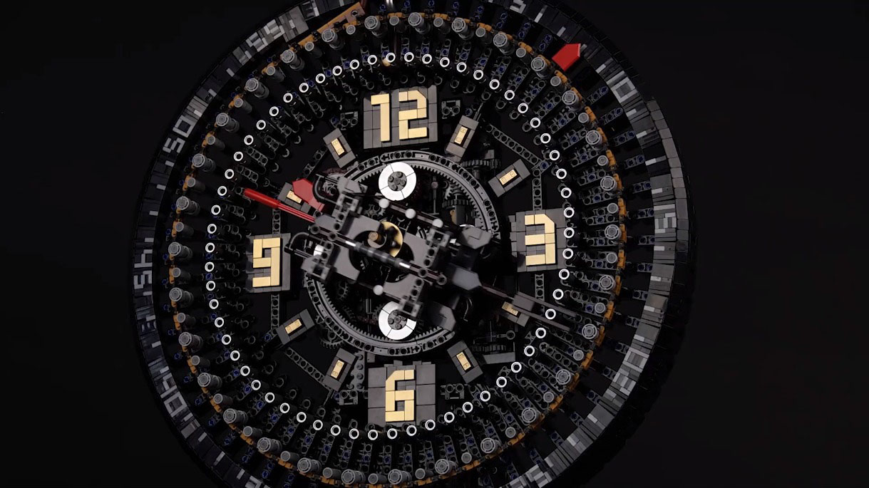 レゴでできた時計がロマンの塊 マングルラック機構 を応用した秒針のギミックが非常にカッコイイ ニコニコニュース オリジナル