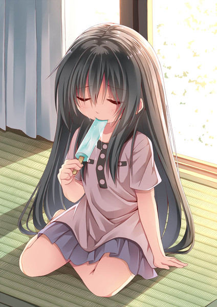 暑い日はやっぱりコレ アイスキャンディー を食べる女の子キャラクターのイラストまとめ ニコニコニュース オリジナル