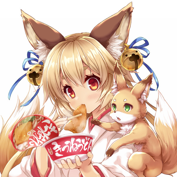 「狐耳」の女の子キャラクターのイラスト詰め合わせ　ピンと張った耳が可愛らしい！