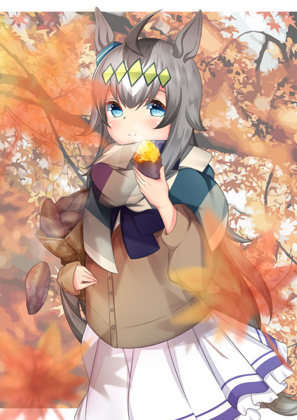 秋はやっぱりこれ！ 「焼き芋」を食べる女の子キャラクターのイラストまとめ