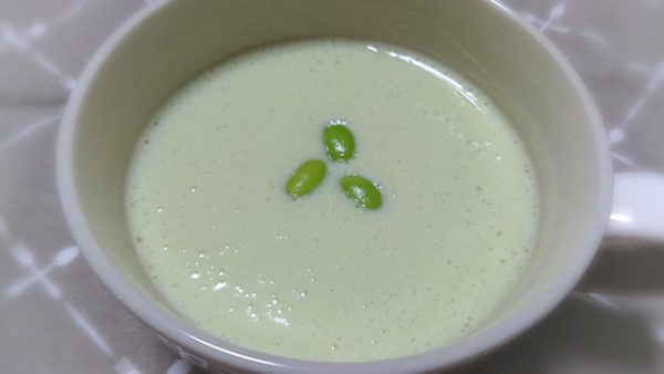 枝豆を使った「ポタージュスープ」を作ってみた！ 濃厚なスープで味と香りを楽しめる仕上がりに