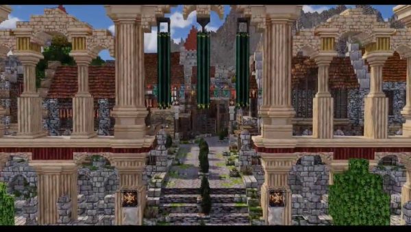 マイクラで重厚な城塞都市を作ってみた！ 内装まで作り込まれた荘厳な城を有する美しい都市へ「かっこいい」「ワクワクしてしまう」の反響