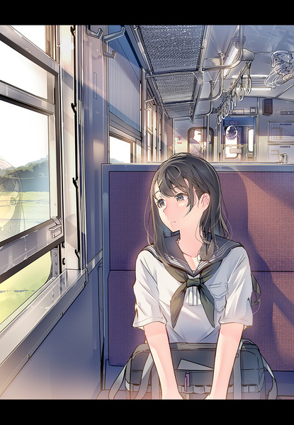 小旅行に出かけよう！ 『電車に乗る女の子キャラクター』のイラストまとめ