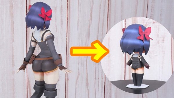 『嘆きの亡霊は引退したい』ティノのペーパークラフトを作ってみた！  フィギュアのように立体化した紙作品へ「クオリティすごい」と驚嘆の声が集まる