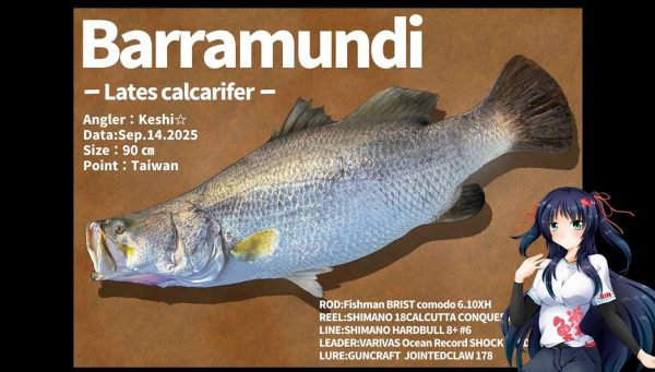 台湾でモンスター級の大型魚「バラマンディ」釣りに挑戦してみた！ エラ洗いと豪快なジャンプを連発する大迫力ファイトは興奮必至